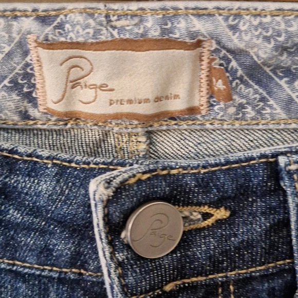 PAIGE Dark Blue Women's Jeans nwot - Picture 2 of 8